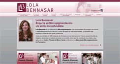 Desktop Screenshot of lolabennasar.com